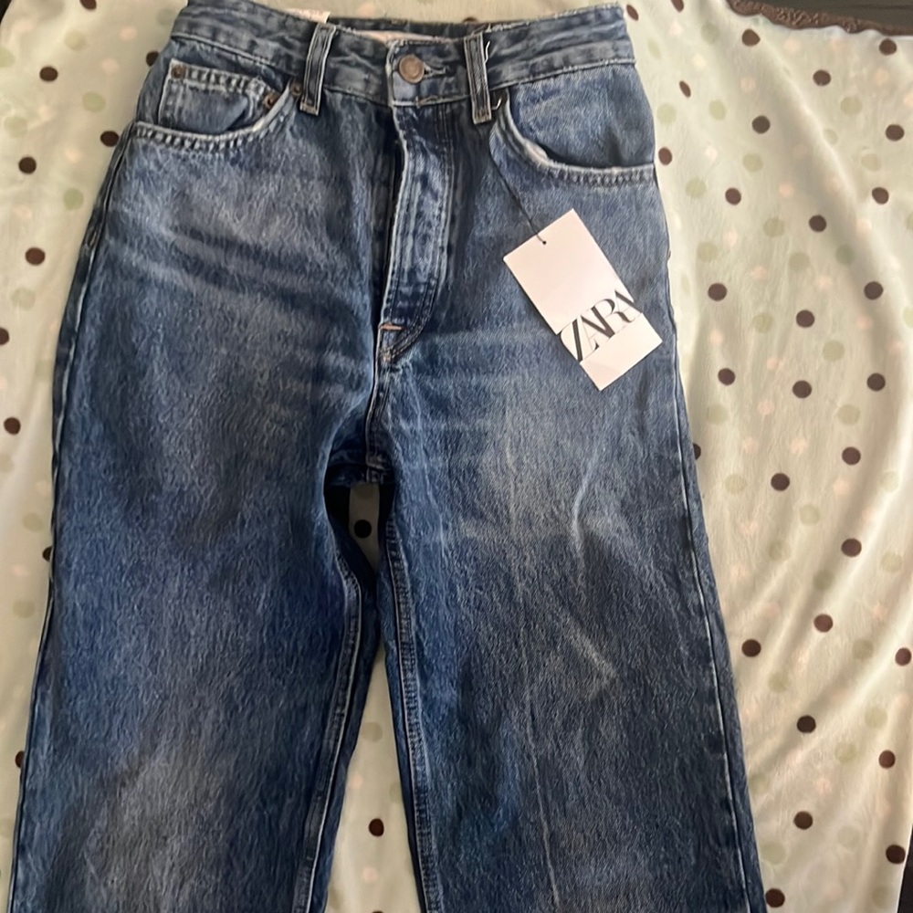Zara The BOY BOY Fit In Medium Blue